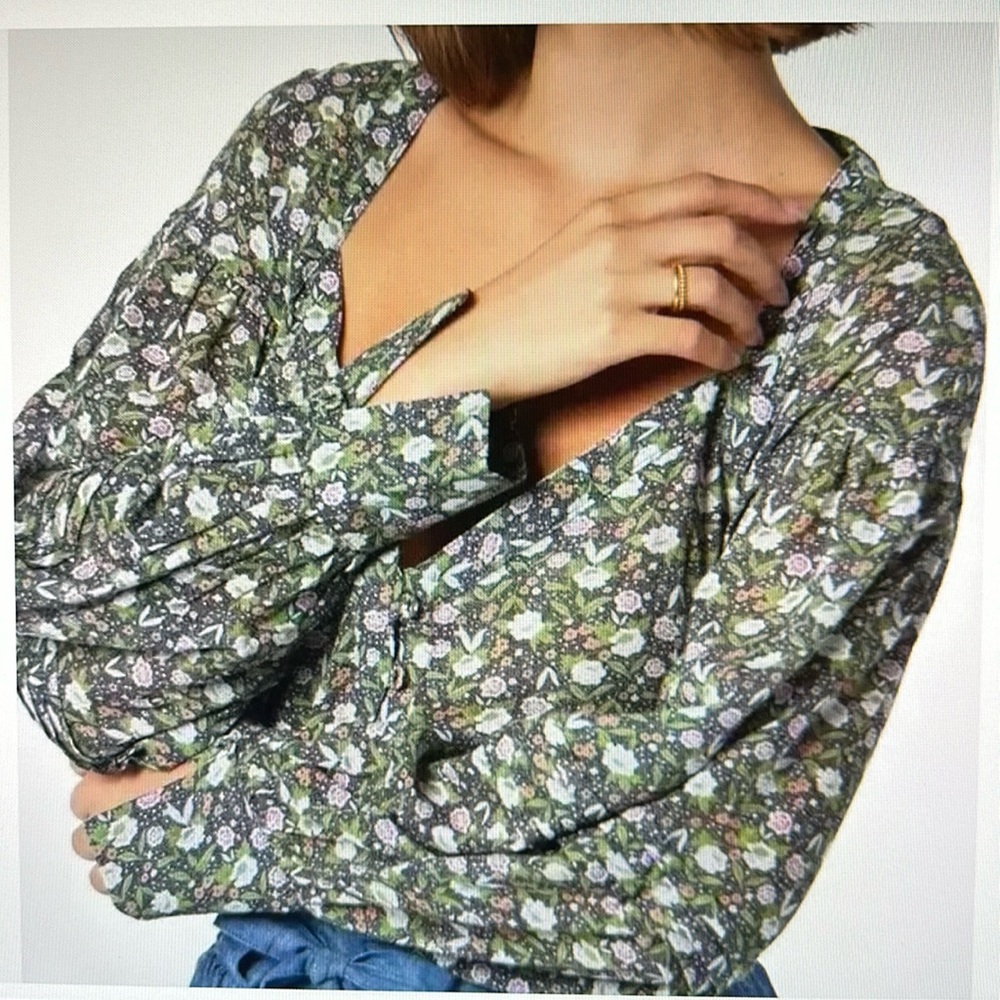 Talma Long Sleeve Cotton Top *NWT